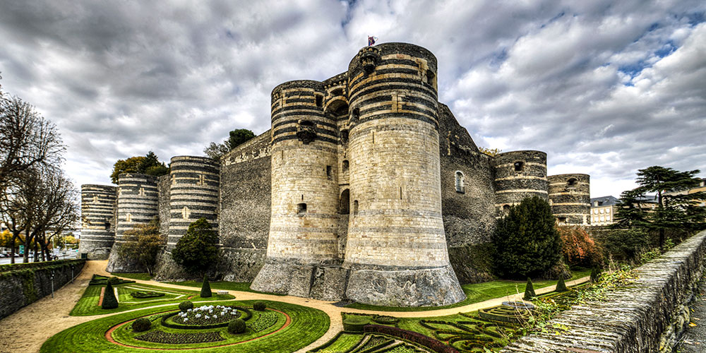 Parc du château d'Angers